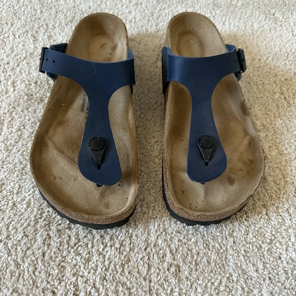 Birkenstock Gizah size 7 Navy - Picture 4 of 5